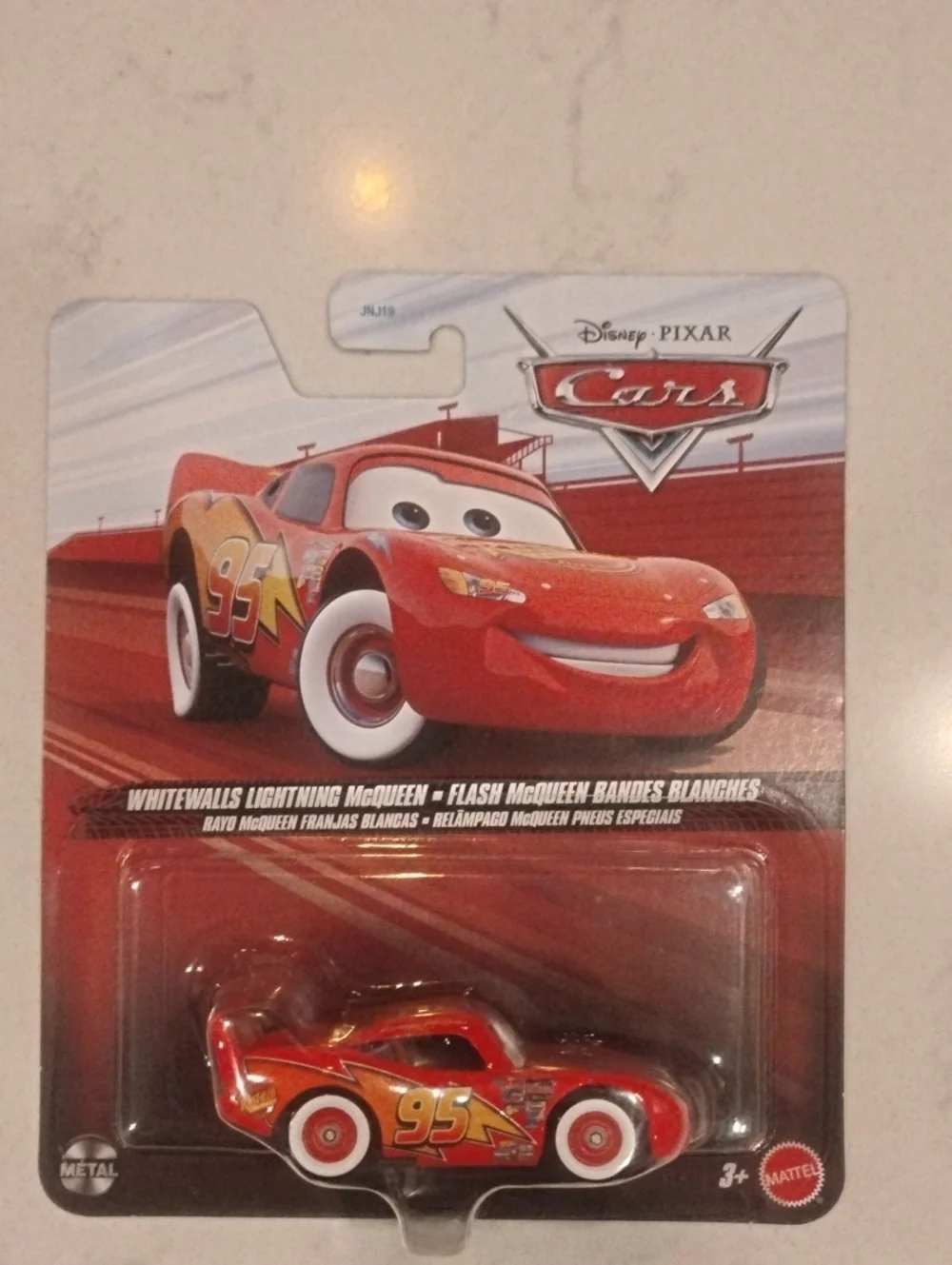 Disney Pixar Cars Lightning McQueen White Walls Tires
